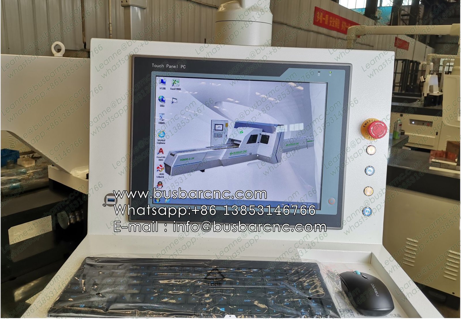 máquina para procesar barras conductoras